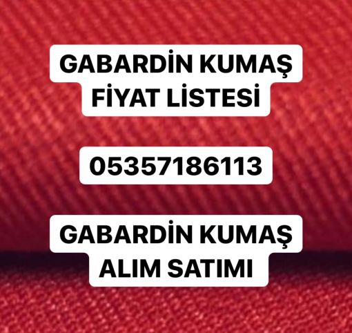  gabardin kumaş fiyat listesi